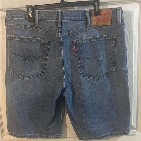 Levi's Dark Blue Denim Shorts - Picture 5 of 7